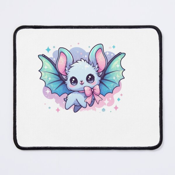 Item preview, Kawaii Fantasy Bat with Sparkly Wings and Bow designed and sold by TeeMoods.