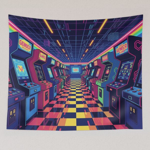 Item preview, Playful Retro Gaming Arcade designed and sold by xArchGoDx.