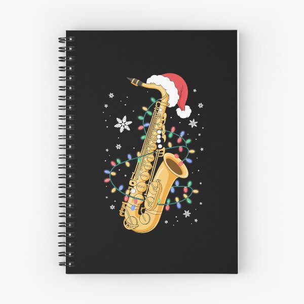 Item preview, Saxophone Music Lover Xmas Lights Santa Saxophone Christmas designed and sold by RayArmstrong.