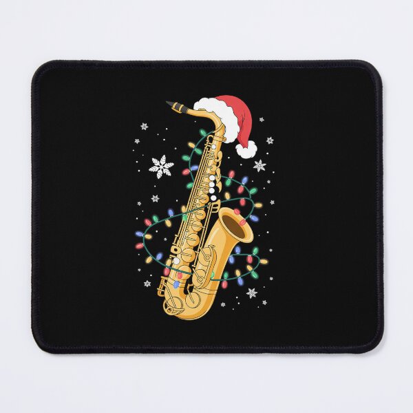Item preview, Saxophone Music Lover Xmas Lights Santa Saxophone Christmas designed and sold by RayArmstrong.