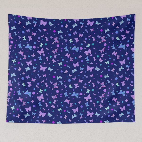 Item preview, Butterfly on Dark Blue designed and sold by lisanganart.