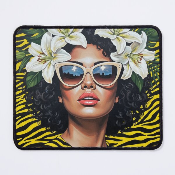 Item preview, Tropical Floral Fashion Portrait designed and sold by 0606PM.