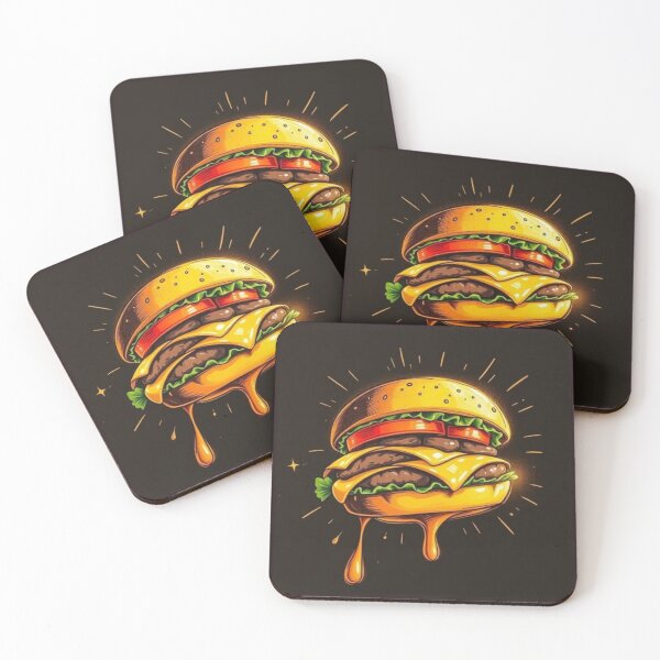 Item preview, Tasty Burger  Cartoon Style Artwork  designed and sold by NivyasArtistry.