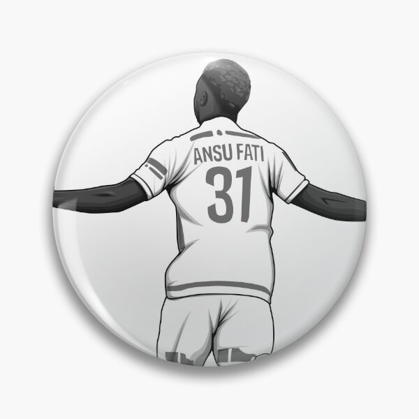 Item preview, Ansu Fati Black and White Version designed and sold by Aldduardo.