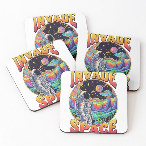 Item preview, Retro Space Astronaut Invader designed and sold by CyberdogStudios.