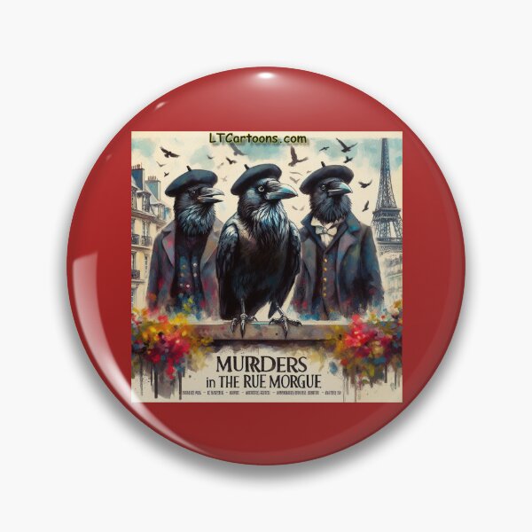 Item preview, Murder Most Fowl – Rue Morgue Noir designed and sold by Rick London Gifts.