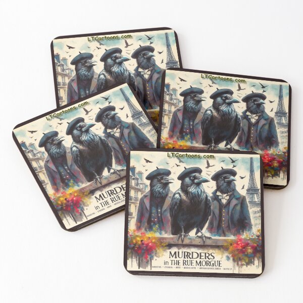 Item preview, Murder Most Fowl – Rue Morgue Noir designed and sold by Rick London Gifts.