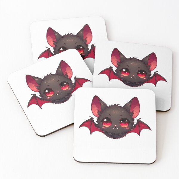 Item preview, Chibi Vampire Bat with Red Eyes – Kawaii Gothic Cutie designed and sold by TeeMoods.