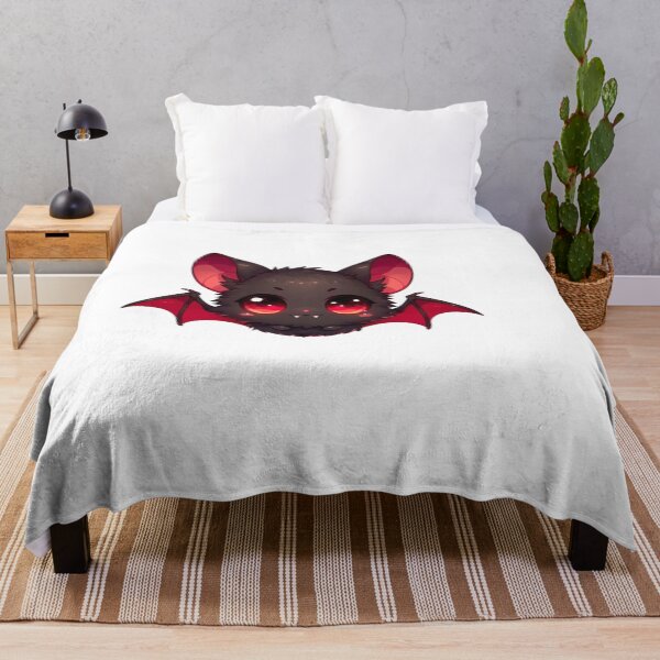 Item preview, Chibi Vampire Bat with Red Eyes – Kawaii Gothic Cutie designed and sold by TeeMoods.