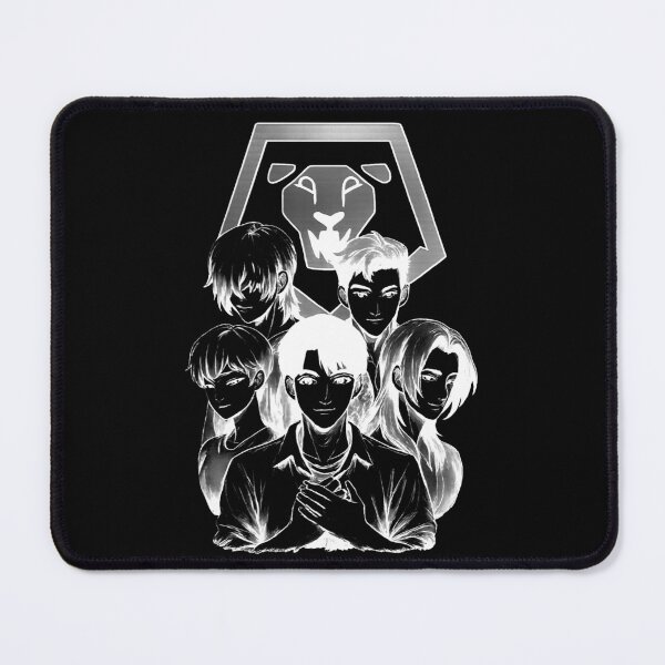 Item preview, Cute Saja Boys illustration with logo (negative ver) designed and sold by Moonshroomarts.