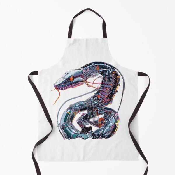 Item preview, Cybernetic Snake | "Futuristic Metallic Serpent with Visible Circuits" designed and sold by Naturalite19.