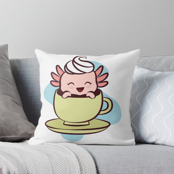 Item preview, Cute Axolotl in Matcha Teacup designed and sold by GamerGearTees.
