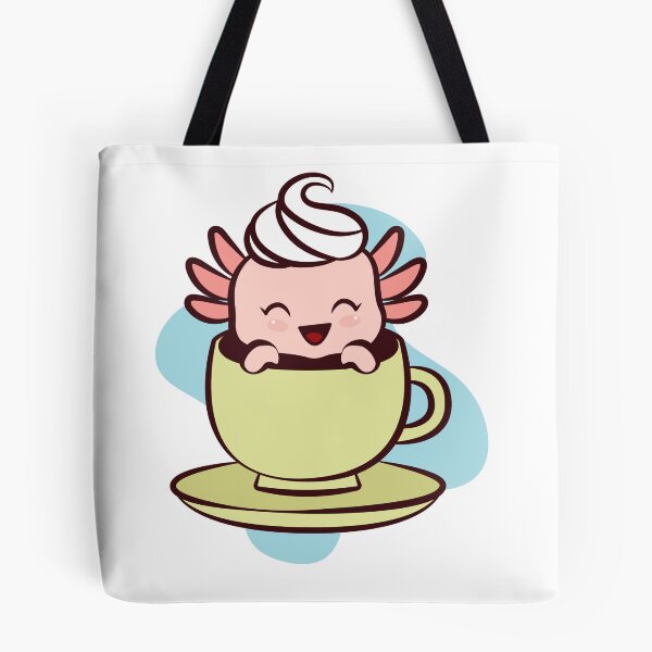 Item preview, Cute Axolotl in Matcha Teacup designed and sold by GamerGearTees.