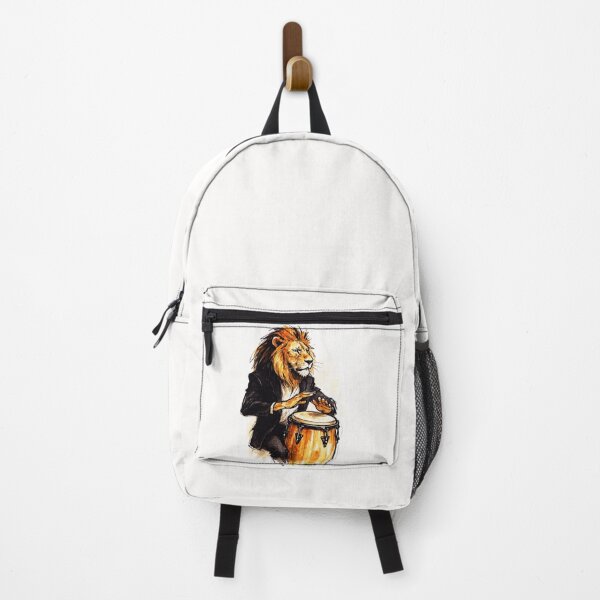 Item preview, Lion Drummer on Conga - Musician vibe designed and sold by Sarcastic designs.