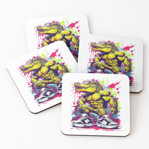 Item preview, Croco King Graffiti Streetwear Sticker Design designed and sold by Imaginarium of Chaos falcon88 .