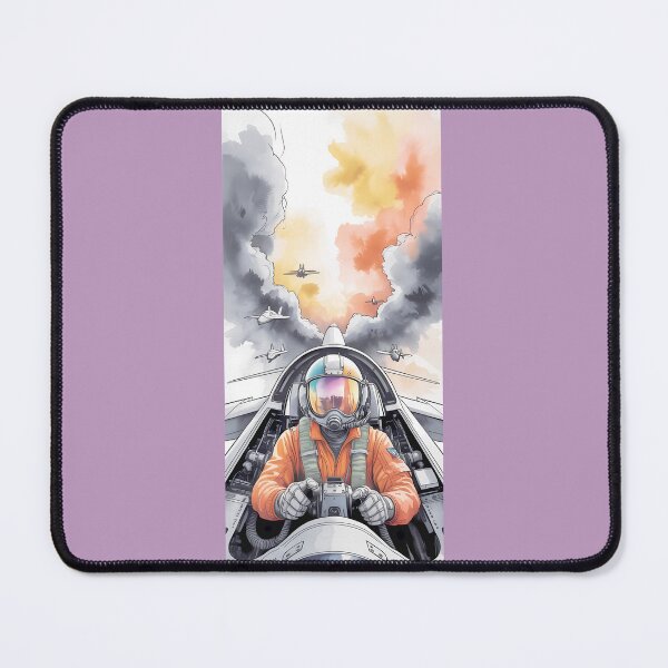 Item preview, Fighter Pilot Watercolor Skies Png By Merch, Limited Edition designed and sold by BRCYNTHIASHOP.