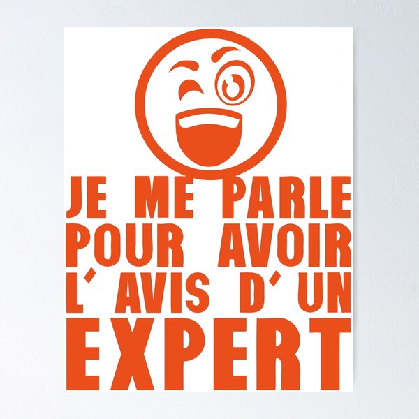 Item preview, I'm talking to myself to get expert advice on smiley humor designed and sold by Achille3777.