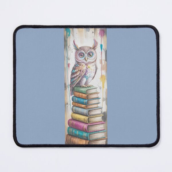 Item preview, Colorful Owl Reading Art By Merch, Limited Edition designed and sold by BRCYNTHIASHOP.