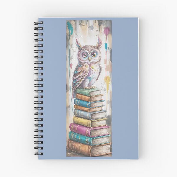Item preview, Colorful Owl Reading Art By Merch, Limited Edition designed and sold by BRCYNTHIASHOP.