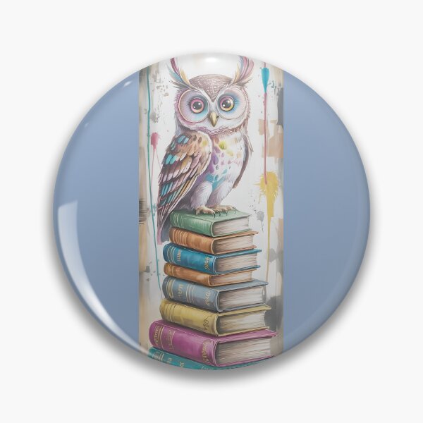 Item preview, Colorful Owl Reading Art By Merch, Limited Edition designed and sold by BRCYNTHIASHOP.