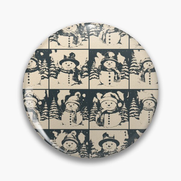 Item preview, Snowman Illustration Pattern | Snowman Art | Snowman Drawing | Color Art designed and sold by UnhingedBird.