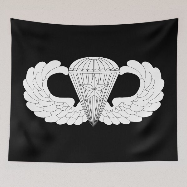 Item preview, Badge - Army - Parachutist - Basic - 5 Combat Star - LA X 300 designed and sold by Military Insignia Products.