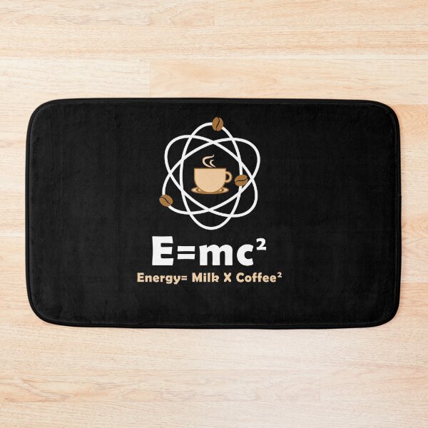 Item preview, E=mc² Funny Physicist Quote Coffee Energy Physics designed and sold by Lenny Stahl.