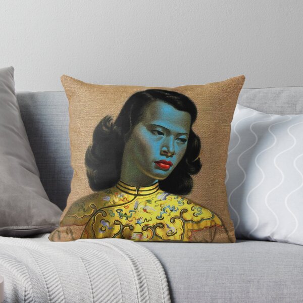 Vladimir Tretchikoff Chinese Girl Throw Pillow