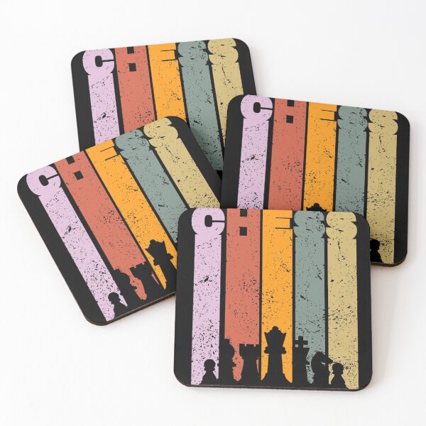 Item preview, Vintage Sunset Chess Pieces, Queen, King, Chess Player Lover Gamer designed and sold by dmr studio.