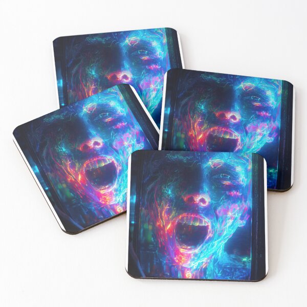 Item preview, Neon TV Horror designed and sold by MatrixTattoo.