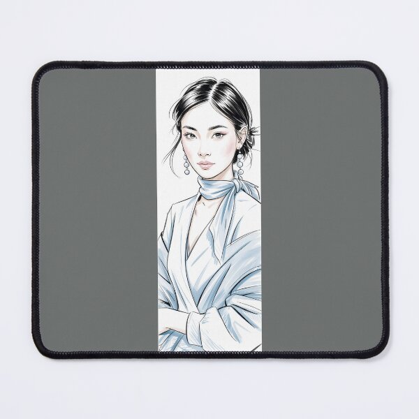 Item preview, Elegant Woman Portrait Sketch Png By Merch, Limited Edition designed and sold by BRCYNTHIASHOP.