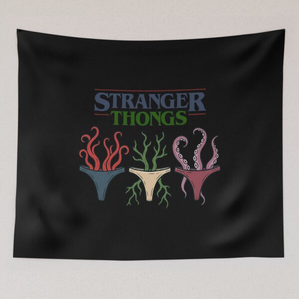 Item preview, Stranger Thongs Funny Halloween Design designed and sold by DanielBDesigns.