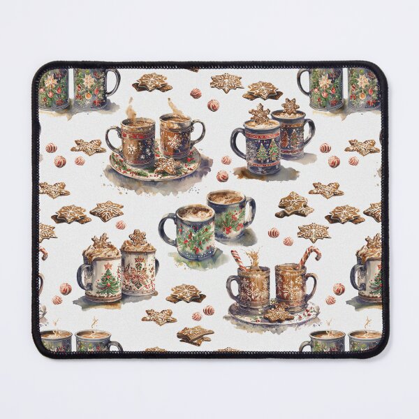 Item preview, Hot Chocolate, Gingerbread, and Candy Pattern | Christmas Season | Gift for Christmas designed and sold by UnhingedBird.