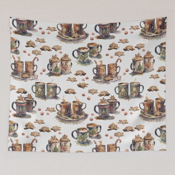 Item preview, Hot Chocolate, Gingerbread, and Candy Pattern | Christmas Season | Gift for Christmas designed and sold by UnhingedBird.