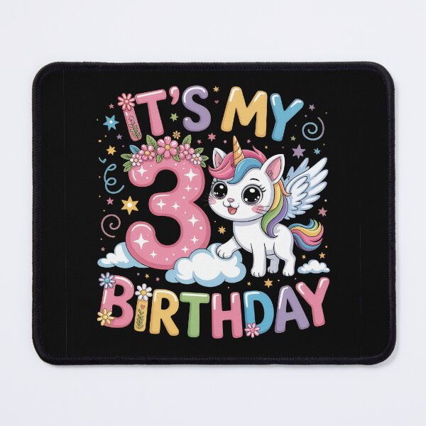 Item preview, 3 Birthday Unicorn designed and sold by jkrphoto.