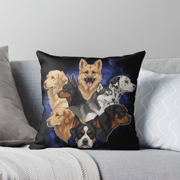 Item preview, My Dear Friends, Merry Christmas, Golden Retriever, Labrador Retriever, German Shepherd, Siberian Husky, Rottweiler, Doberman Pinscher, Boxer, and Dalmatian dog designed and sold by chipmuckdesignn.