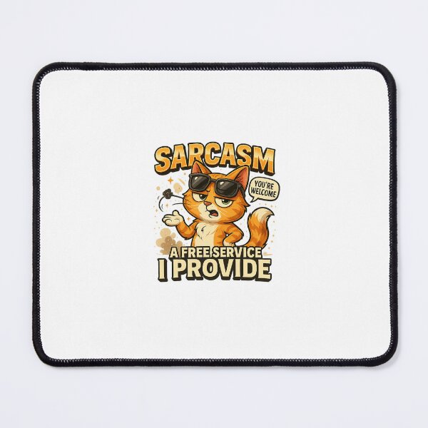 Item preview, Sarcasm Cat designed and sold by CERBERS.