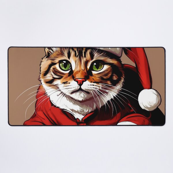 Item preview, Cat as Santa designed and sold by Zofia Sosnecka.