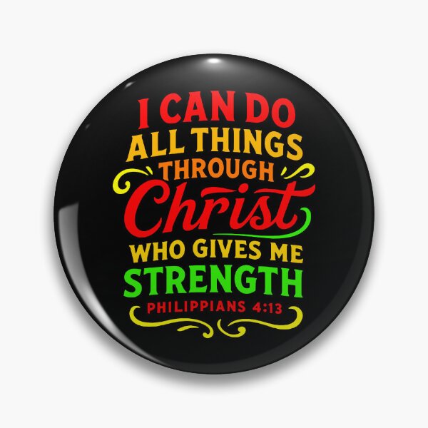 Item preview, Philippians 4:13 I Can Do All Things Through Christ Who Gives Me Strength designed and sold by plushism.