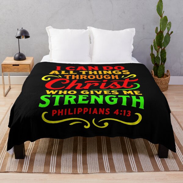 Item preview, Philippians 4:13 I Can Do All Things Through Christ Who Gives Me Strength designed and sold by plushism.