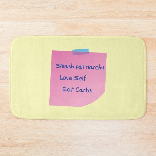 Item preview, Revolutionary Self-Care: Smash Patriarchy, Love Self, Eat Carbs designed and sold by eldram.