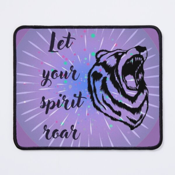 Item preview, Let Your Spirit Roar – Mystical Bear Power Animal Design designed and sold by CreativeDazzleStudio.