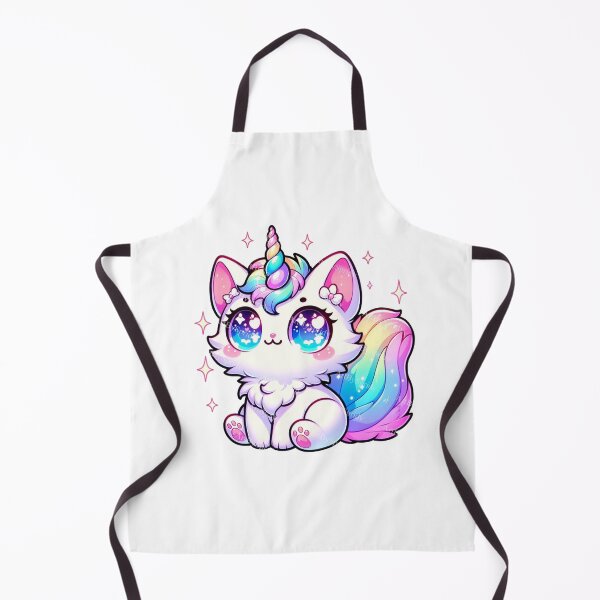 Item preview, cute kawaii cat unicorn - pastel Galaxy kitty with sparkly eyes   designed and sold by TeeMoods.