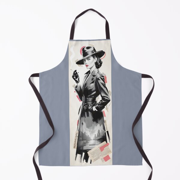 Item preview, Noir Detective Woman Smoking Vintage Art By Merch, Limited Edition designed and sold by MichaelbmOver.