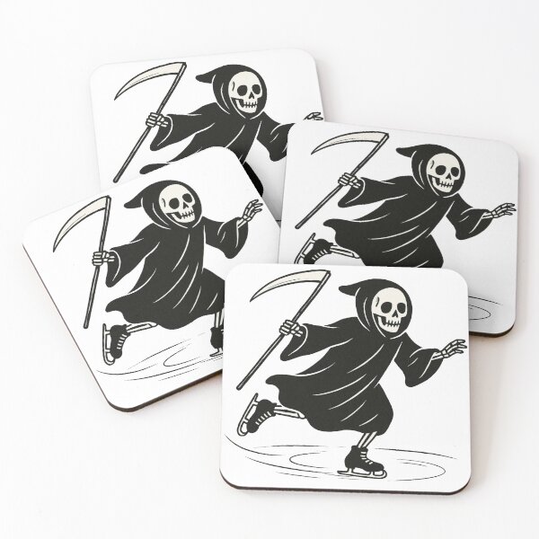 Item preview, Death Goes Skating designed and sold by pnknessprojects.
