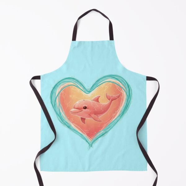 Item preview, EchoHeart Dolphin (ORANGE) designed and sold by CleverCulture.
