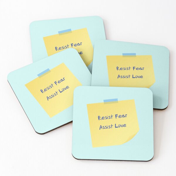 Item preview, A Philosophy of Action: Resist Fear, Assist Love designed and sold by eldram.