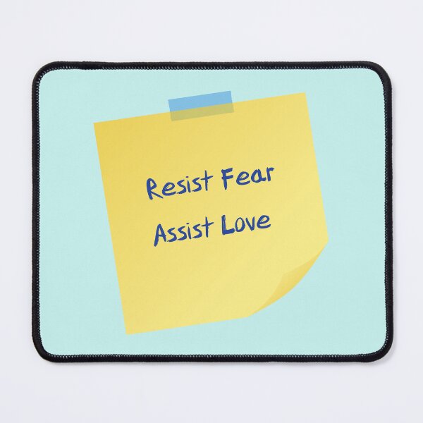 Item preview, A Philosophy of Action: Resist Fear, Assist Love designed and sold by eldram.