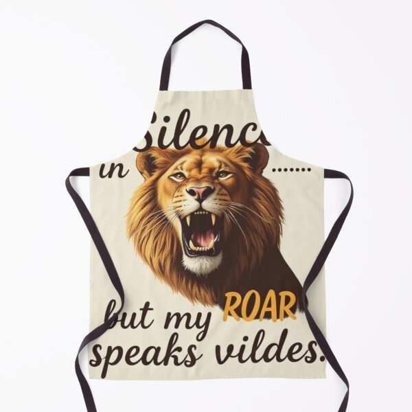 Item preview, Silence is golden — but my roar speaks volumes designed and sold by SSMC DREAM DESIGN.