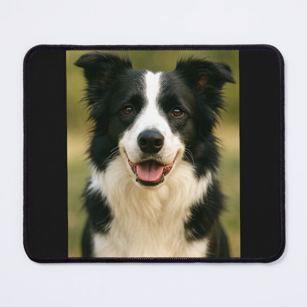 Item preview, Border Collie Dog Black and White designed and sold by BackgroundND.